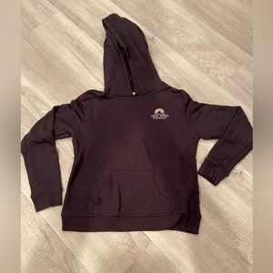 SPIRITUAL GANGSTER 'Follow Your Inner Rainbow' black hoody. Size Large (14)